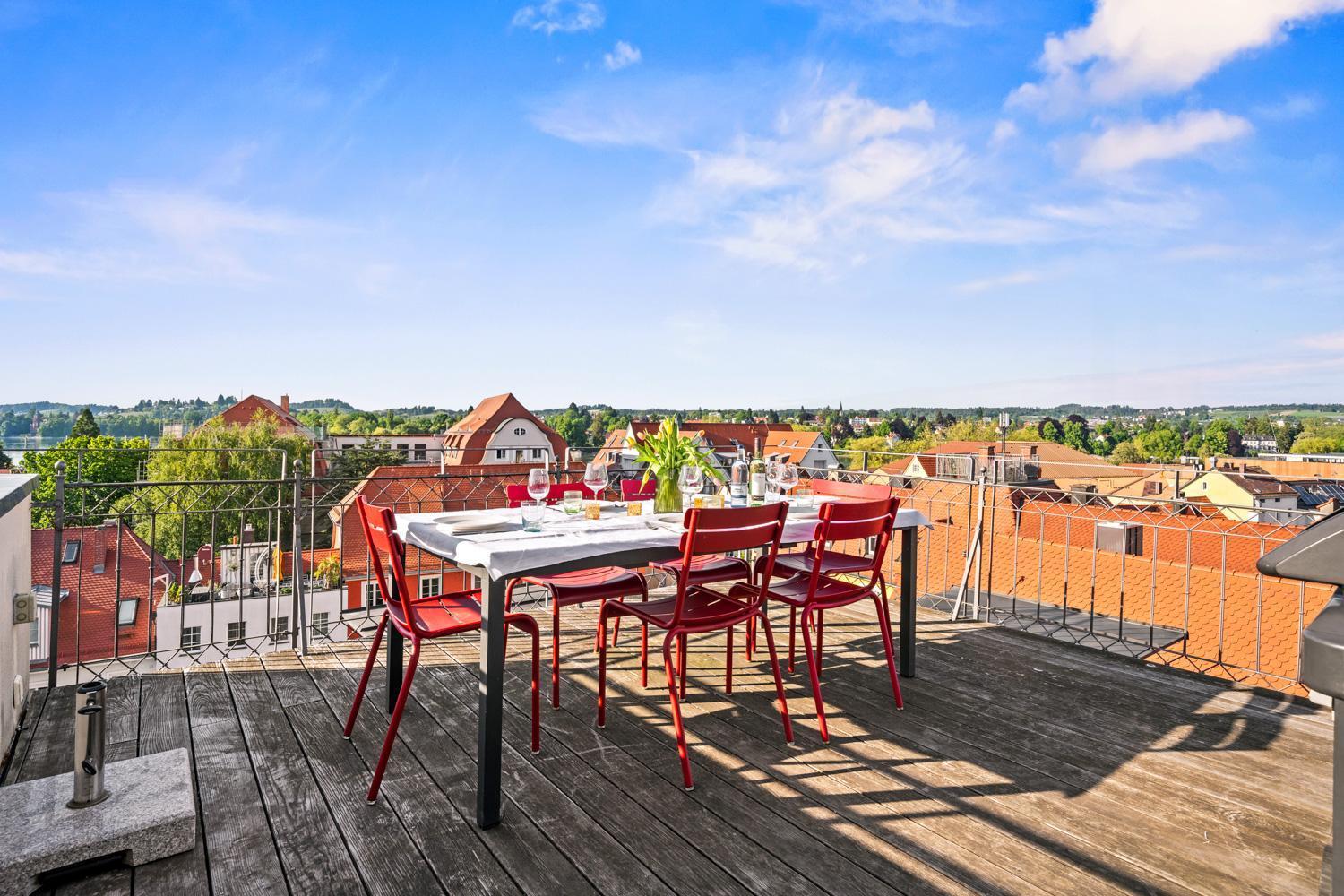 Insel-loft - Maisonette Auf Der Insel, Exklusiv Mit Dachterrasse Lindau (Bodensee)