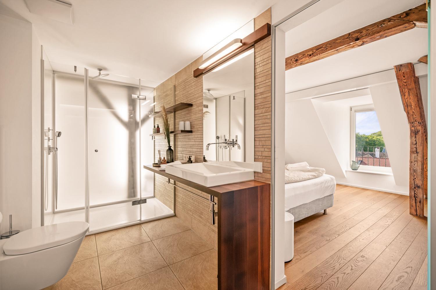 Apartment Insel-loft - Maisonette Auf Der Insel, Exklusiv Mit Dachterrasse