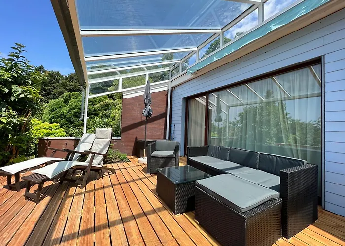 Ferienhaus Wellnesshuette Mit Aussenwhirlpool Und Herrlichem See-Und Alpenblick