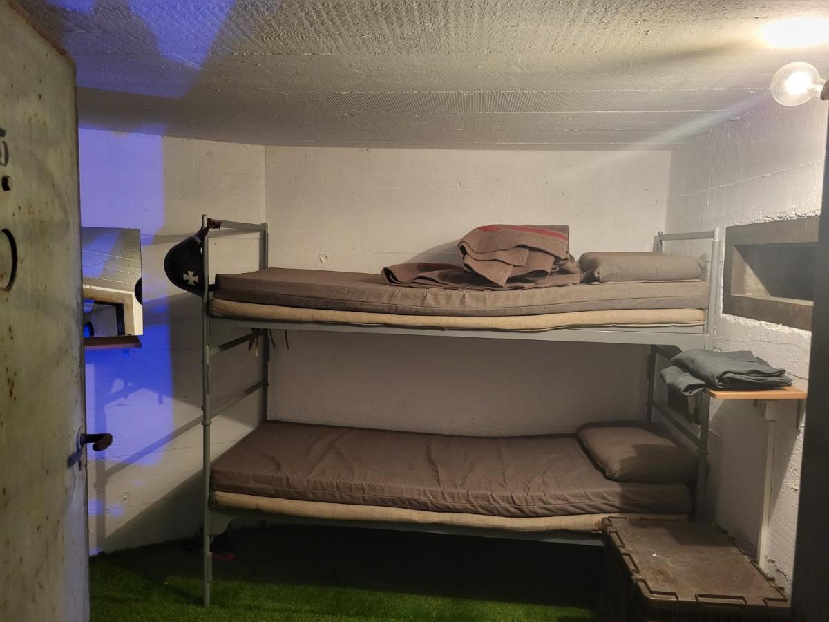 Capsule hotel Swiss Army Night / Militaerbunker St. Margrethen