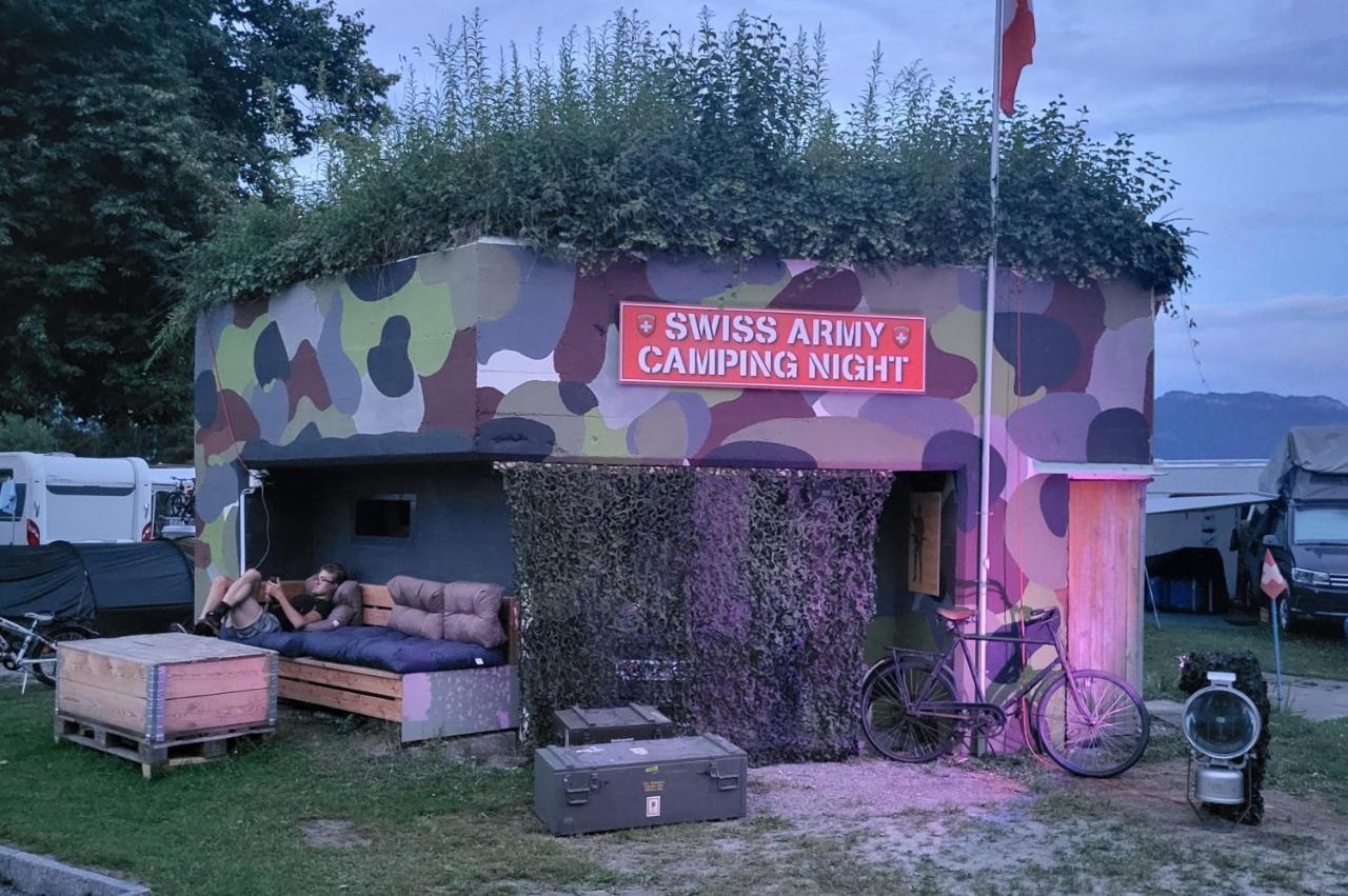 Capsule hotel Swiss Army Night / Militaerbunker St. Margrethen