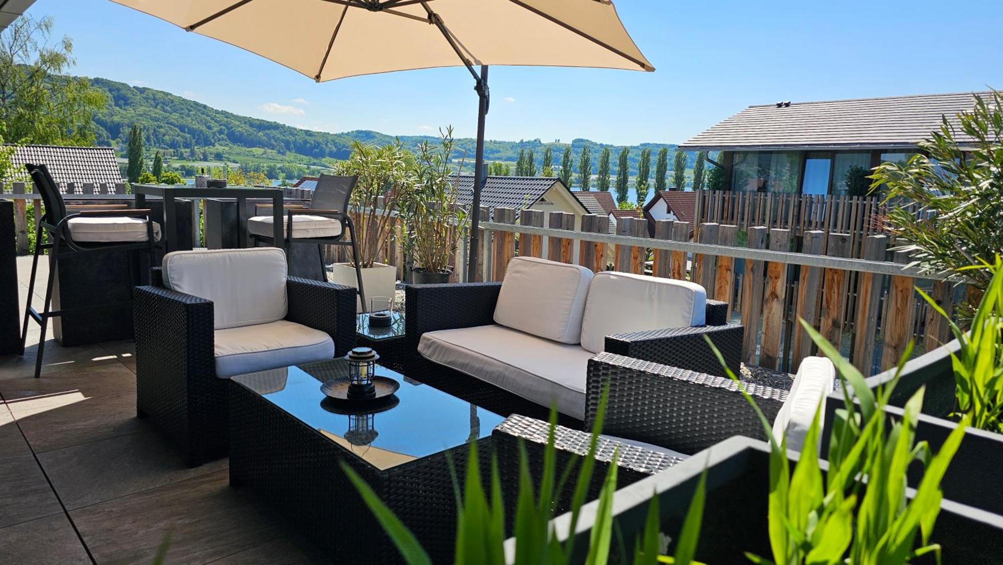 Bodensee Penthouse 21d - Seesicht - Billiard - Massage - Bbq - Tischkicker - Parken - Panorama Exklusive Ohningen