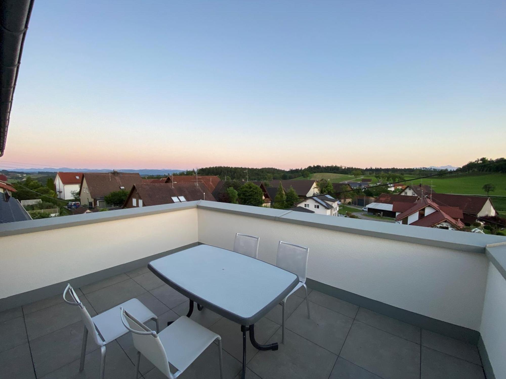 Hopfenblick Dachterasse 3sz Bodenseeregion * Tettnang
