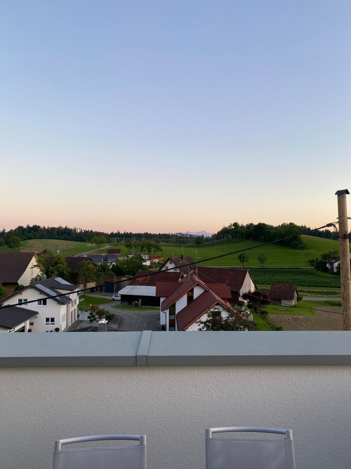 Hopfenblick Dachterasse 3sz Bodenseeregion Apartment Tettnang