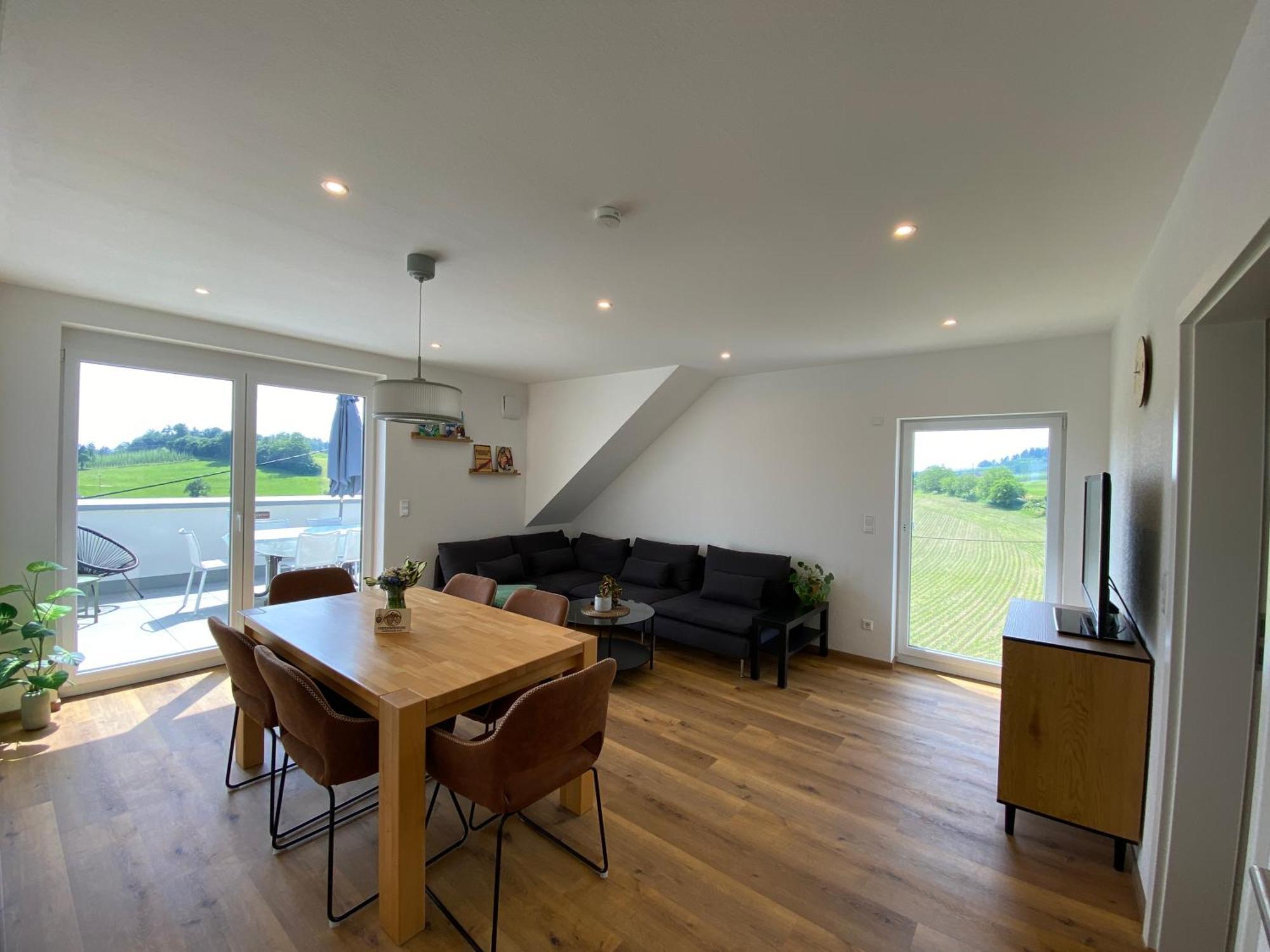 Apartment Hopfenblick Dachterasse 3sz Bodenseeregion Tettnang