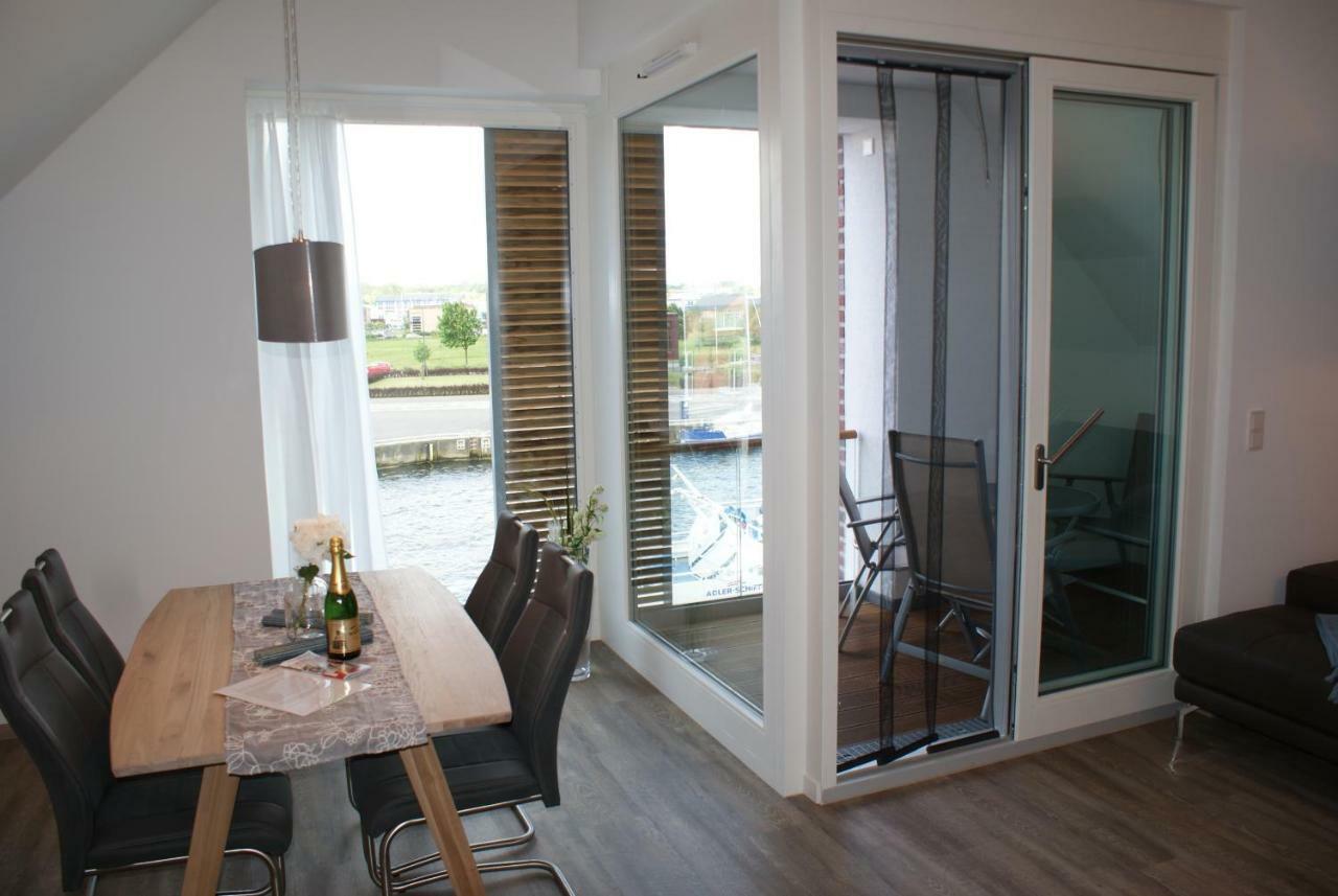 Kaikante Mit Meerblick, Balkon & Parkplatz Am Hafen - Abc155 By Abcwismar