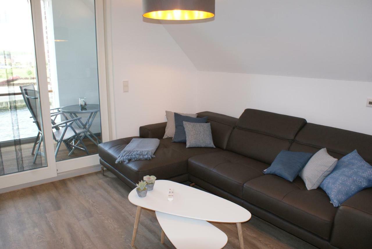 Kaikante Mit Meerblick, Balkon & Parkplatz Am Hafen - Abc155 By Abcwismar Apartment Wismar